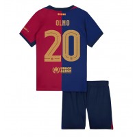 Barcelona Dani Olmo #20 Hjemmedraktsett Barn 2024-25 Kortermet (+ Korte bukser)